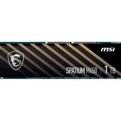 حافظه SSD اینترنال ام اس آی مدل M.2 NVME PCIE 4.0 SPATIUM M450 ظرفیت 1 ترابایت