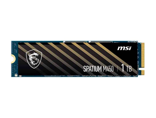 حافظه SSD اینترنال ام اس آی مدل M.2 NVME PCIE 4.0 SPATIUM M450 ظرفیت 1 ترابایت