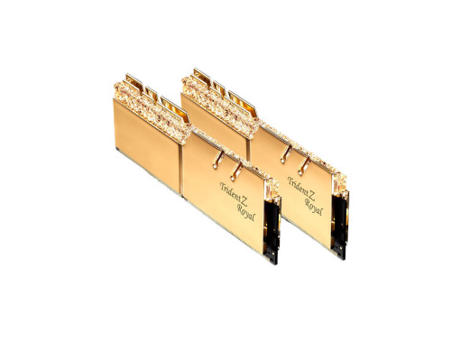 رم دسکتاپ جی اسکیل DDR4 دو کاناله 3600 مگاهرتز CL18 مدل Trident Z Royal Gold ظرفیت 64 گیگابایت رم دسکتاپ جی اسکیل DDR4 دو کاناله 3600 مگاهرتز CL18 مدل Trident Z Royal Gold ظرفیت 64 گیگابایت