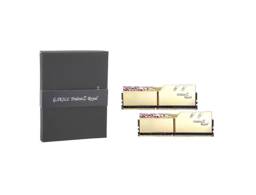 رم دسکتاپ جی اسکیل DDR4 دو کاناله 3600 مگاهرتز CL18 مدل Trident Z Royal Gold ظرفیت 64 گیگابایت رم دسکتاپ جی اسکیل DDR4 دو کاناله 3600 مگاهرتز CL18 مدل Trident Z Royal Gold ظرفیت 64 گیگابایت