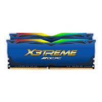 رم او سی پی سی دسکتاپ DDR4 دو کاناله 3600 مگاهرتز CL18 مدل X3 RGB LABEL ظرفیت 16 گیگابایت