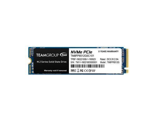 حافظه SSD اینترنال تیم گروپ مدل MP33 M.2 PCIe ظرفیت 512 گیگابایت