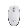 ماوس با سیم لاجیتک مدل M100 White ماوس با سیم لاجیتک مدل M100 White