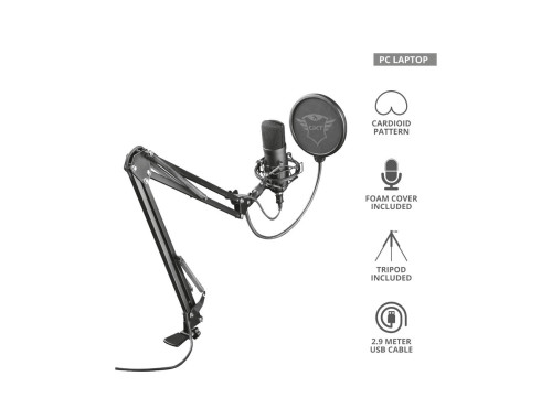 میکروفون استریم تراست مدل GXT 252+ Emita Plus