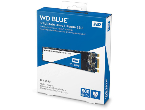 حافظه SSD اینترنال وسترن دیجیتال مدل SATA M.2 2280 ظرفیت 500 گیگابایت
