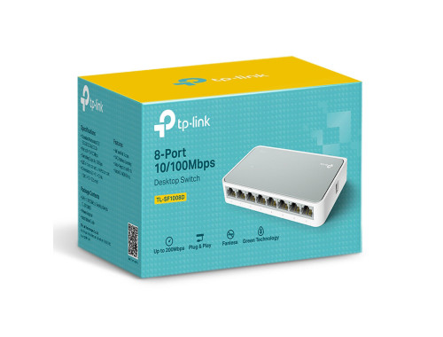 سوییچ 8 پورت غیر مدیریتی تی پی لینک مدل TL SF 1008D سوییچ 8 پورت غیر مدیریتی تی پی لینک مدل TL SF 1008D
