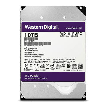 Western Digital Purple WD101PURZ Internal Hard Disk 10TB-FRONT