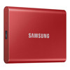 Samsung Portable SSD T7 SSD Drive 2TB-RED-SIDE
