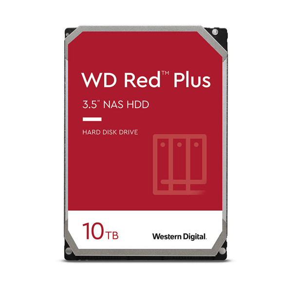 Western Digital Red PLUS NAS Internal Hard Drive 10TB