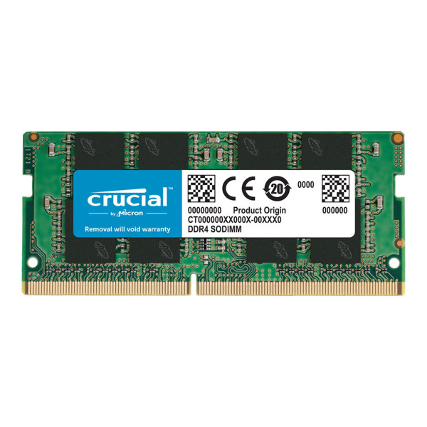 Crucial DDR4 2666MHz CL19 SINGLE Channel Laptop RAM - 8GB