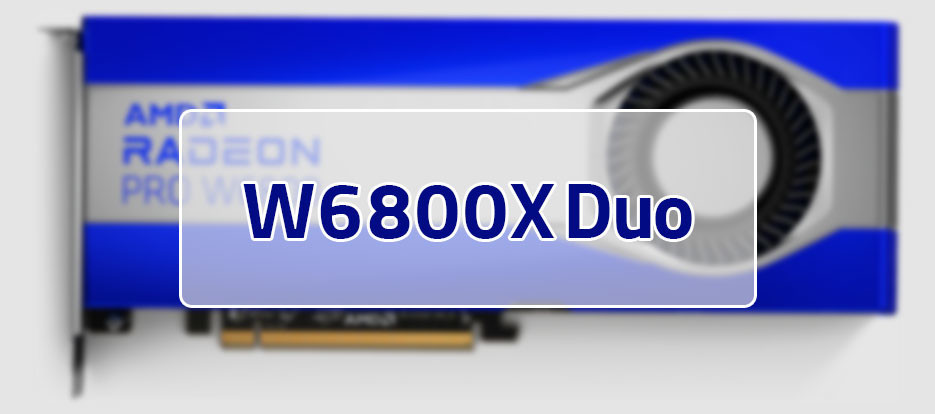 ابر کارت گرافیک AMD Radeon PRO W6800X Duo