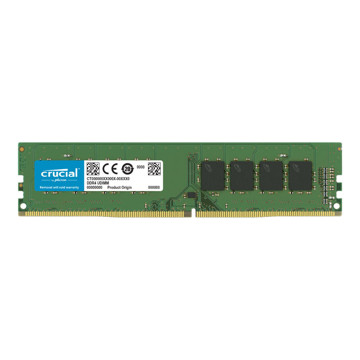 Crucial DDR4 3200MHz CL22 SINGLE Channel DESKTOP RAM - 16GB