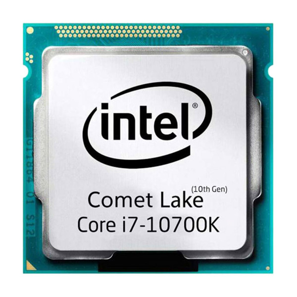 پردازنده مرکزی اینتل سری comet Lake مدل Core i7-10700k بدون جعبه