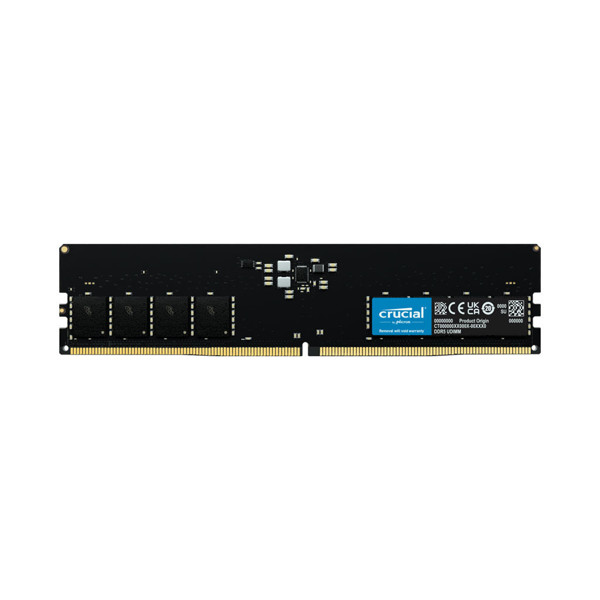 Crucial DDR5 4800MHz CL40 Single Channel Desktop RAM - 8GB