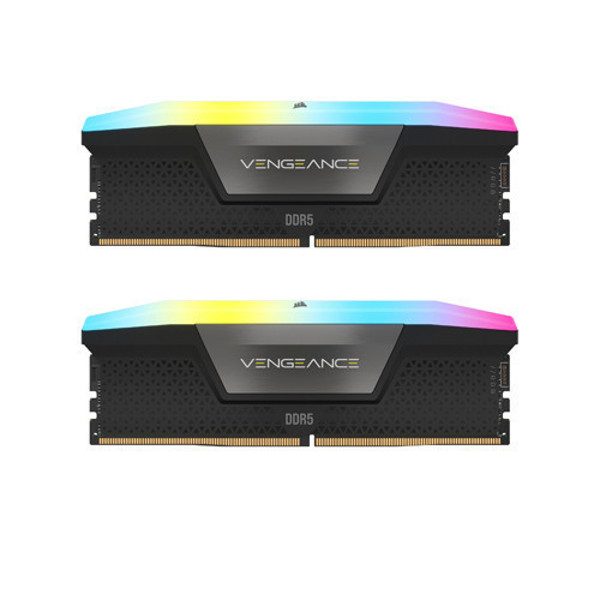 CORSAIR VENGEANCE RGB DDR5 5600MHz CL40 Dual Channel Desktop RAM - 64GB