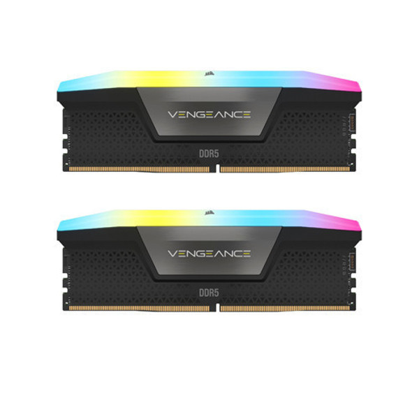 CORSAIR VENGEANCE RGB DDR5 5200MHz CL40 Dual Channel Desktop RAM - 32GB